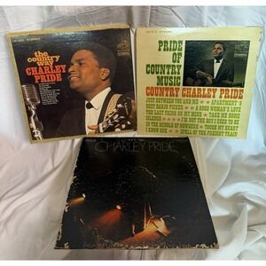 Vintage Charley Pride Lp A Lot Of Three The Country Way Pride Of Country Music